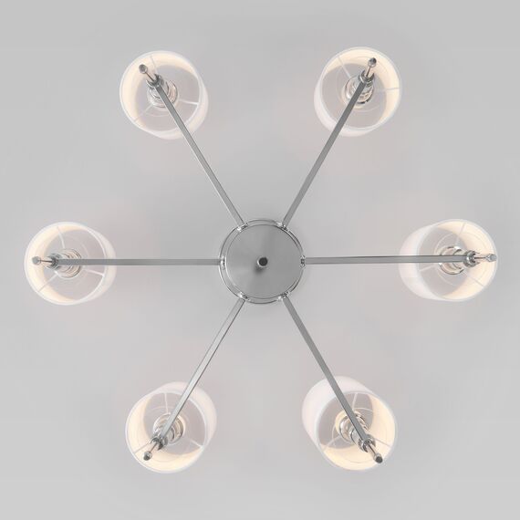 Eurosvet a057582 60132/6 Потолочный светильник хром, изображение 4