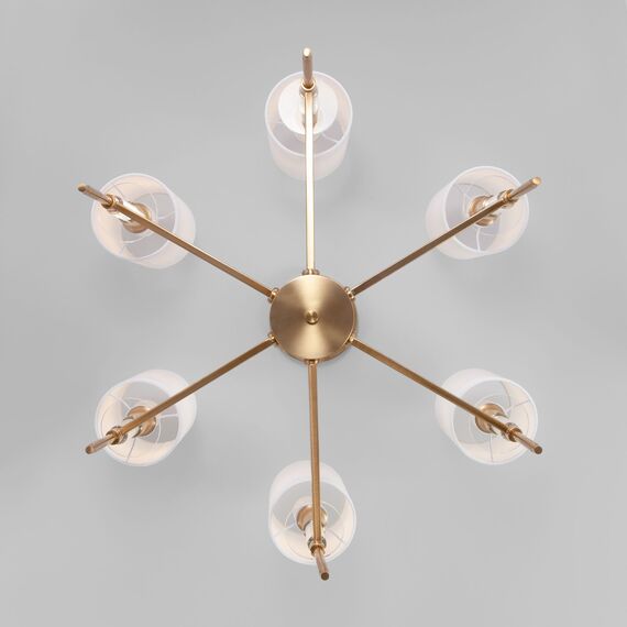 Eurosvet a057591 60132/6 Потолочный светильник латунь, изображение 4