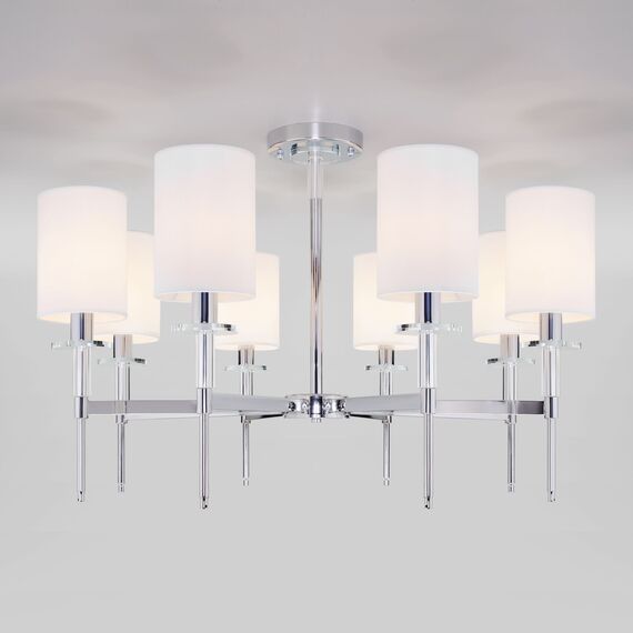 Eurosvet a057592 60132/8 Потолочный светильник хром