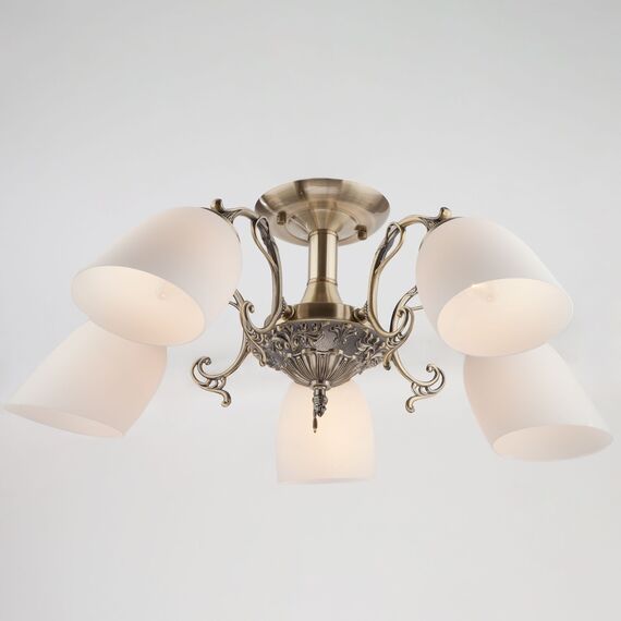 Eurosvet 00000058619 22010/5 Потолочный светильник античная бронза, изображение 2