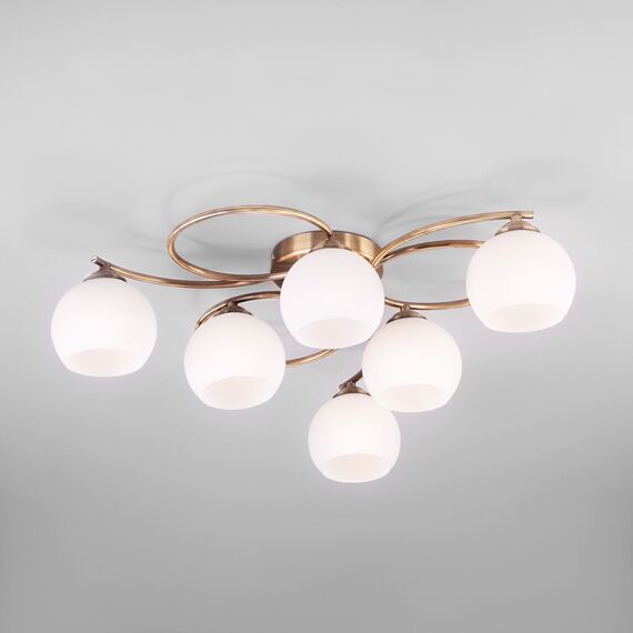 Eurosvet a043869 30144/6 Потолочный светильник античная бронза