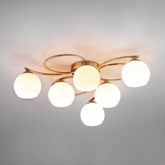 Eurosvet a043869 30144/6 Потолочный светильник античная бронза, изображение 3