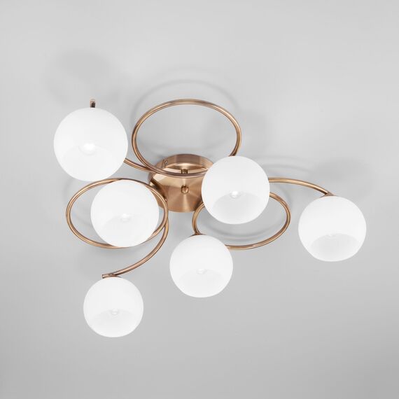 Eurosvet a043869 30144/6 Потолочный светильник античная бронза, изображение 4