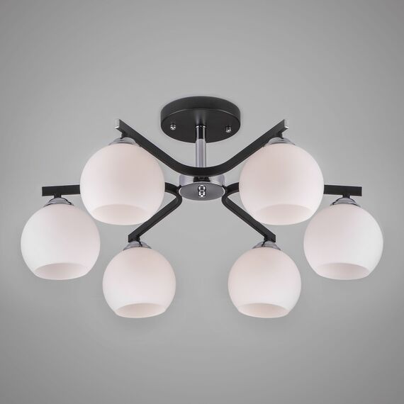 Eurosvet a043871 30145/6 Потолочный светильник хром/венге