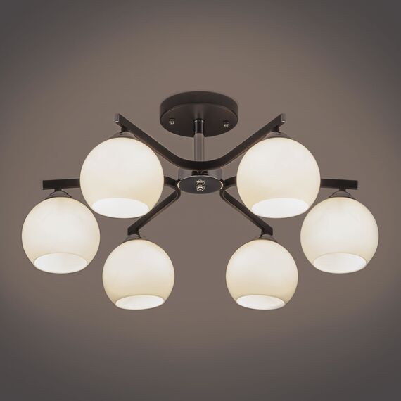 Eurosvet a043871 30145/6 Потолочный светильник хром/венге, изображение 3