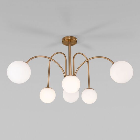 Eurosvet a055499 30177/6 Потолочный светильник латунь