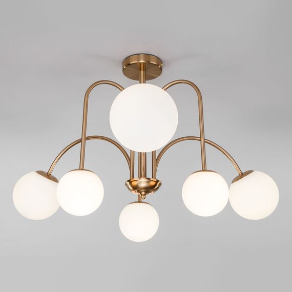 Eurosvet a055499 30177/6 Потолочный светильник латунь, изображение 2