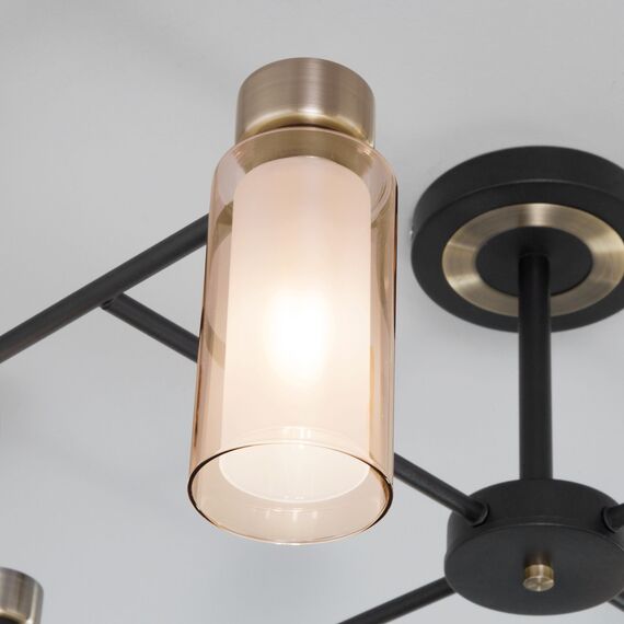 Eurosvet a050069 70115/8 Потолочный светильник черный, изображение 3