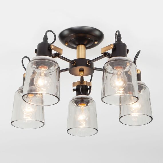 Eurosvet a047617 70111/5 Потолочный светильник черный, изображение 3