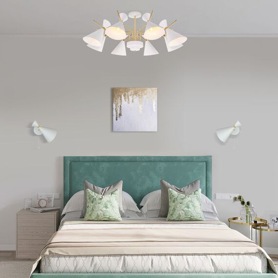 Eurosvet a047643 70114/8 Потолочный светильник белый, изображение 5