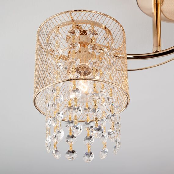 Eurosvet 00000084460 30137/3 Потолочный светильник золото, изображение 4