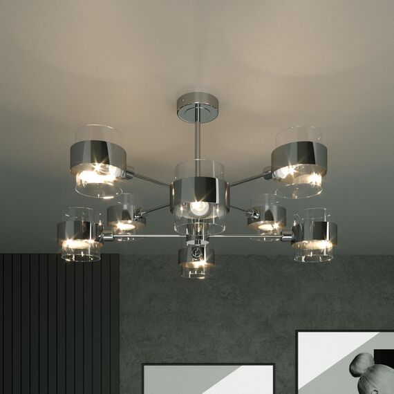 Eurosvet a056958 70127/8 Потолочный светильник хром, изображение 2