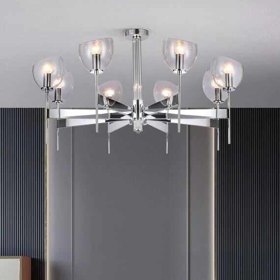 Eurosvet a060135 60130/8 Потолочный светильник хром, изображение 3