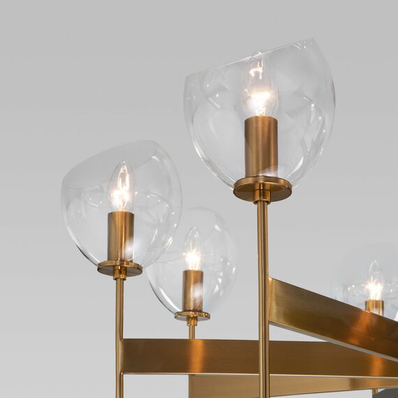 Eurosvet a060132 60130/8 Потолочный светильник латунь, изображение 2