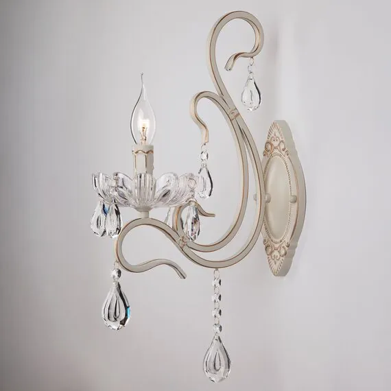 Eurosvet 00000059680 12205/1 Настенный светильник белый Strotskis