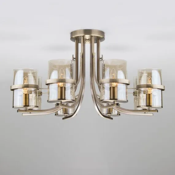 Eurosvet a043712 60085/8 Потолочный светильник античная бронза