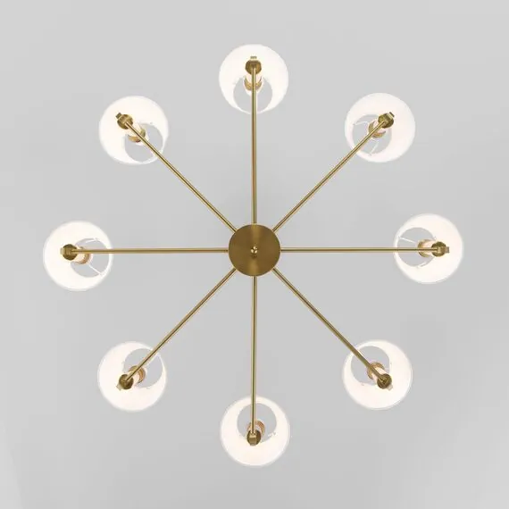 Eurosvet a061951 60145/8 Потолочный светильник латунь, изображение 3