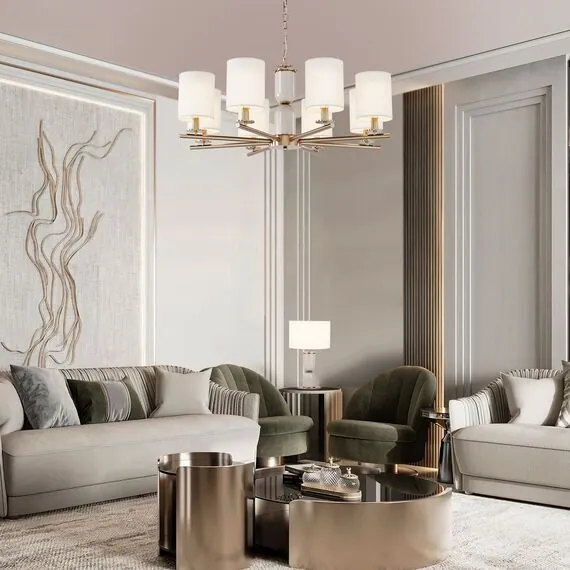 Eurosvet a063860 60146/8 Потолочный светильник латунь, изображение 4