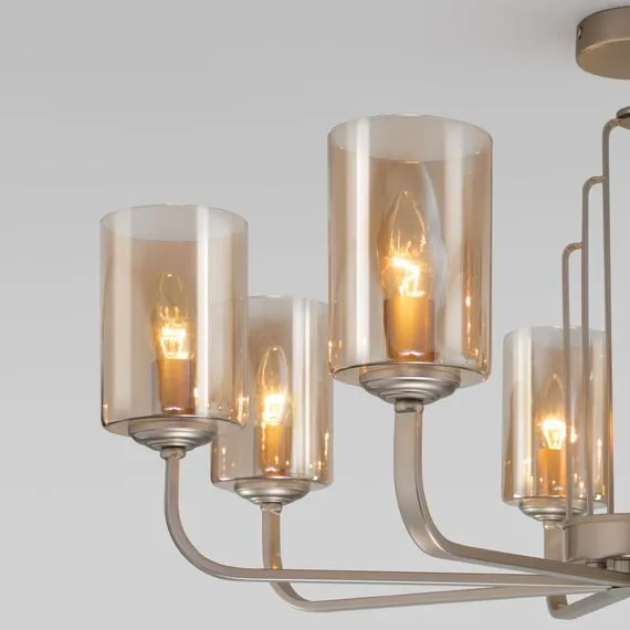 Eurosvet a060907 60138/8 Потолочный светильник перламутровое золото, изображение 2