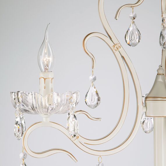 Eurosvet 00000059684 12205/3F Напольный светильник белый Strotskis, изображение 3