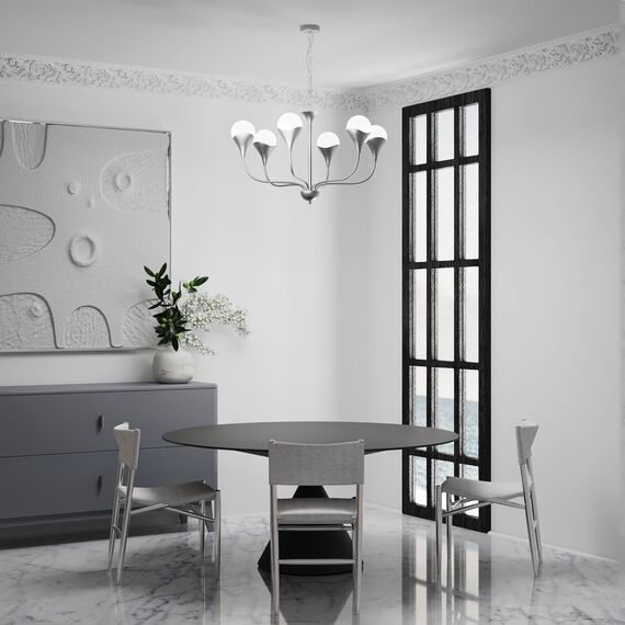 Eurosvet a068276 60169/6 Подвесной светильник никель, изображение 6