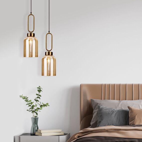 Eurosvet a057463 50229/1 Подвесной светильник янтарный, изображение 3