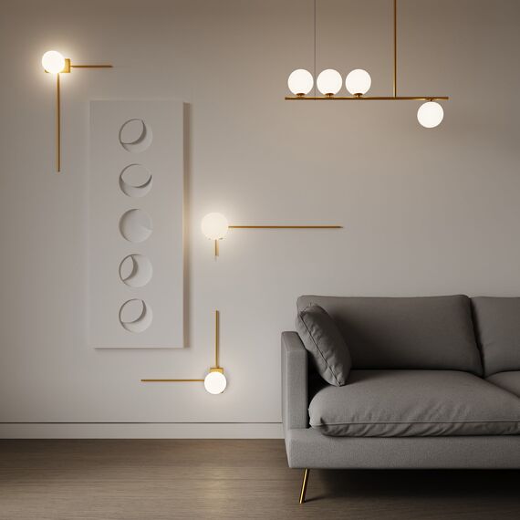 Eurosvet a061532 70136/4 Потолочный светильник латунь, изображение 4