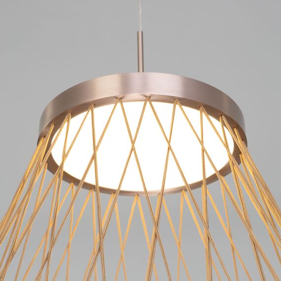 Eurosvet a069283 40016/1 LED Подвесной светильник коричневый, изображение 3