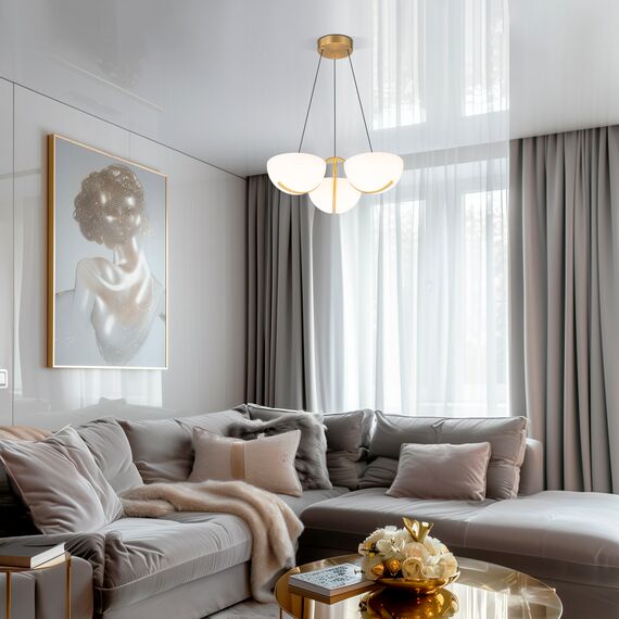 Eurosvet a069300 50083/3 LED Подвесной светильник золото, изображение 7