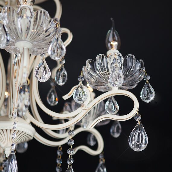 Eurosvet 00000059678 12205/6 Потолочный светильник белый Strotskis, изображение 2