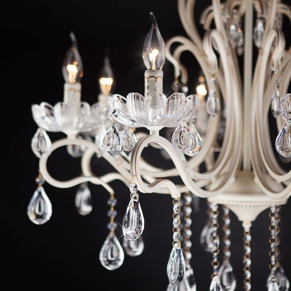 Eurosvet 00000059679 12205/8 Потолочный светильник белый Strotskis, изображение 3