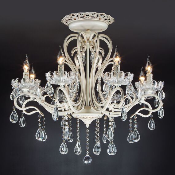 Eurosvet 00000059679 12205/8 Потолочный светильник белый Strotskis, изображение 4