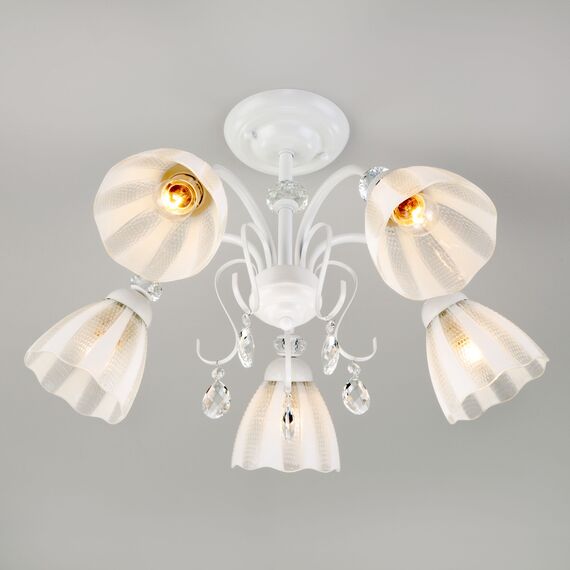 Eurosvet a045310 30155/5 Потолочный светильник белый, изображение 3