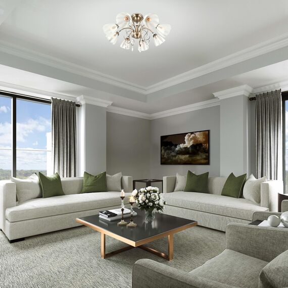 Eurosvet a045311 30155/8 Потолочный светильник белый, изображение 2