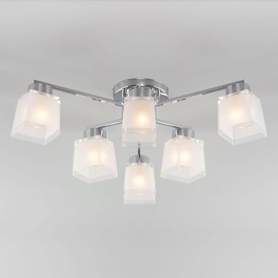 Eurosvet a047321 30162/6 Потолочный светильник хром