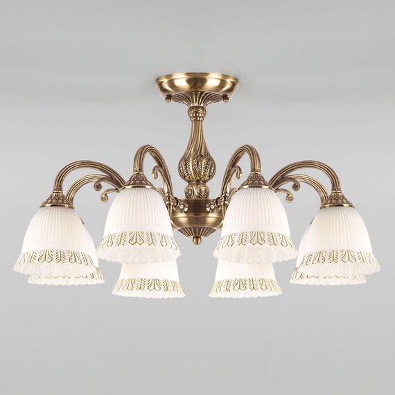 Eurosvet a045766 60107/8 Потолочный светильник античная бронза