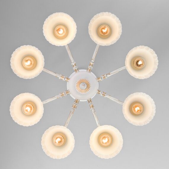 Eurosvet a045773 60107/8 Потолочный светильник белый с золотом, изображение 3