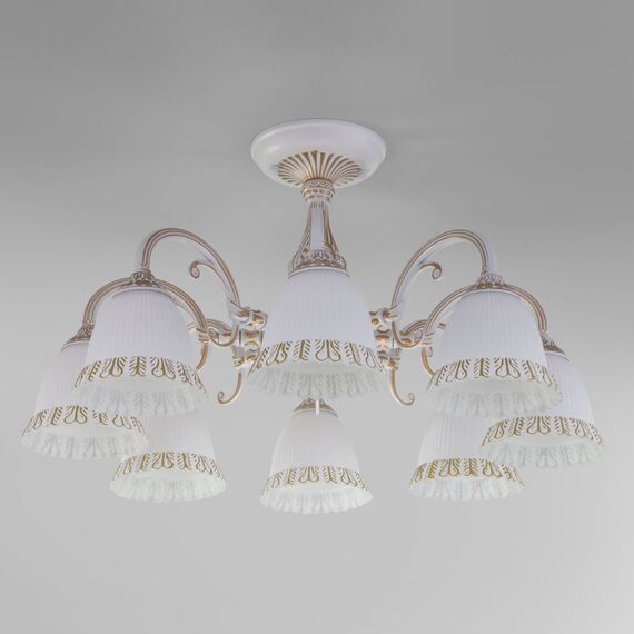 Eurosvet a045773 60107/8 Потолочный светильник белый с золотом, изображение 4