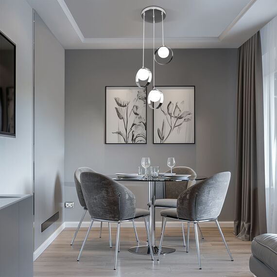 Eurosvet a051775 50205/3 Подвесной светильник хром, изображение 5