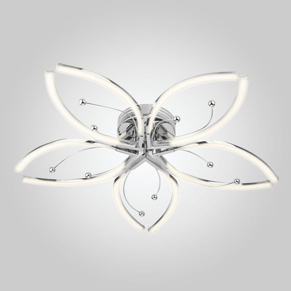 Eurosvet 00000080521 90056/5 Потолочный светильник хром