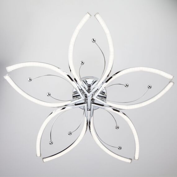 Eurosvet 00000080521 90056/5 Потолочный светильник хром, изображение 2