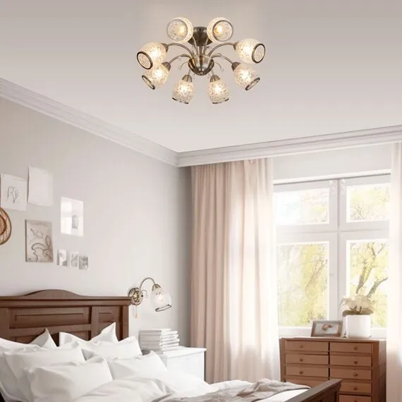 Eurosvet 00000073713 30026/8 Потолочный светильник античная бронза, изображение 4