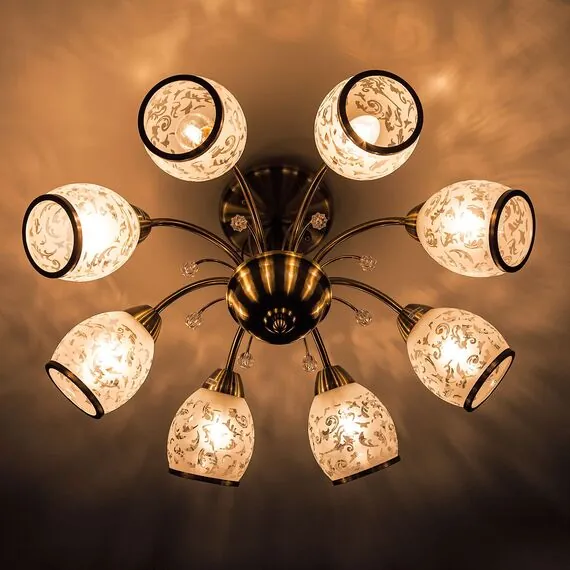 Eurosvet 00000073713 30026/8 Потолочный светильник античная бронза, изображение 3