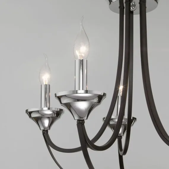 Eurosvet a056590 60098/5 Подвесной светильник хром, изображение 2