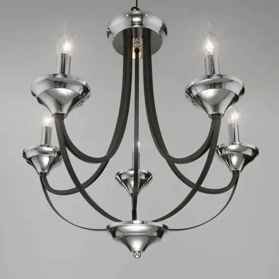 Eurosvet a056590 60098/5 Подвесной светильник хром, изображение 3