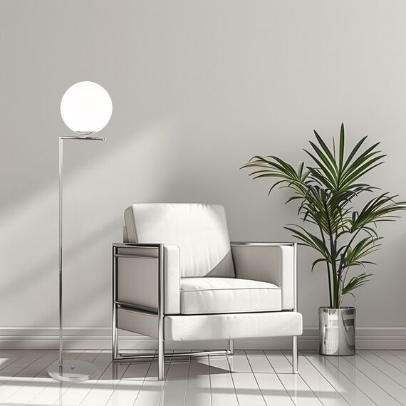 Eurosvet a050097 01083/1 Напольный светильник хром, изображение 4