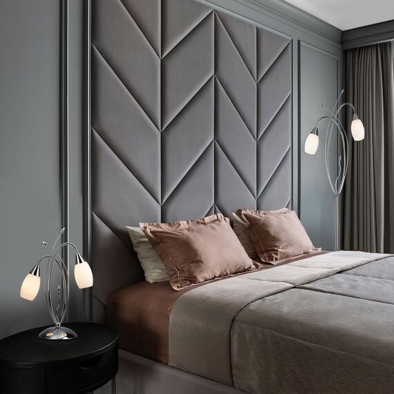 Eurosvet 00000058609 22080/2F Напольный светильник хром, изображение 4