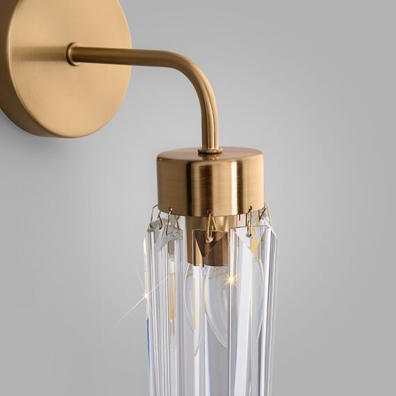 Eurosvet a065760 60163/1 Настенный светильник латунь, изображение 3