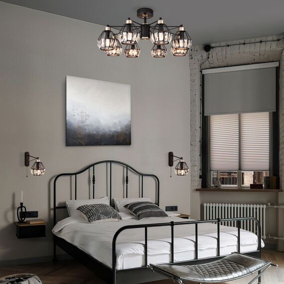 Eurosvet 00000083336 70075/1 Настенный светильник черный, изображение 5