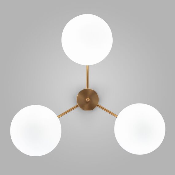 Eurosvet a065711 30190/3 Подвесной светильник латунь, изображение 3